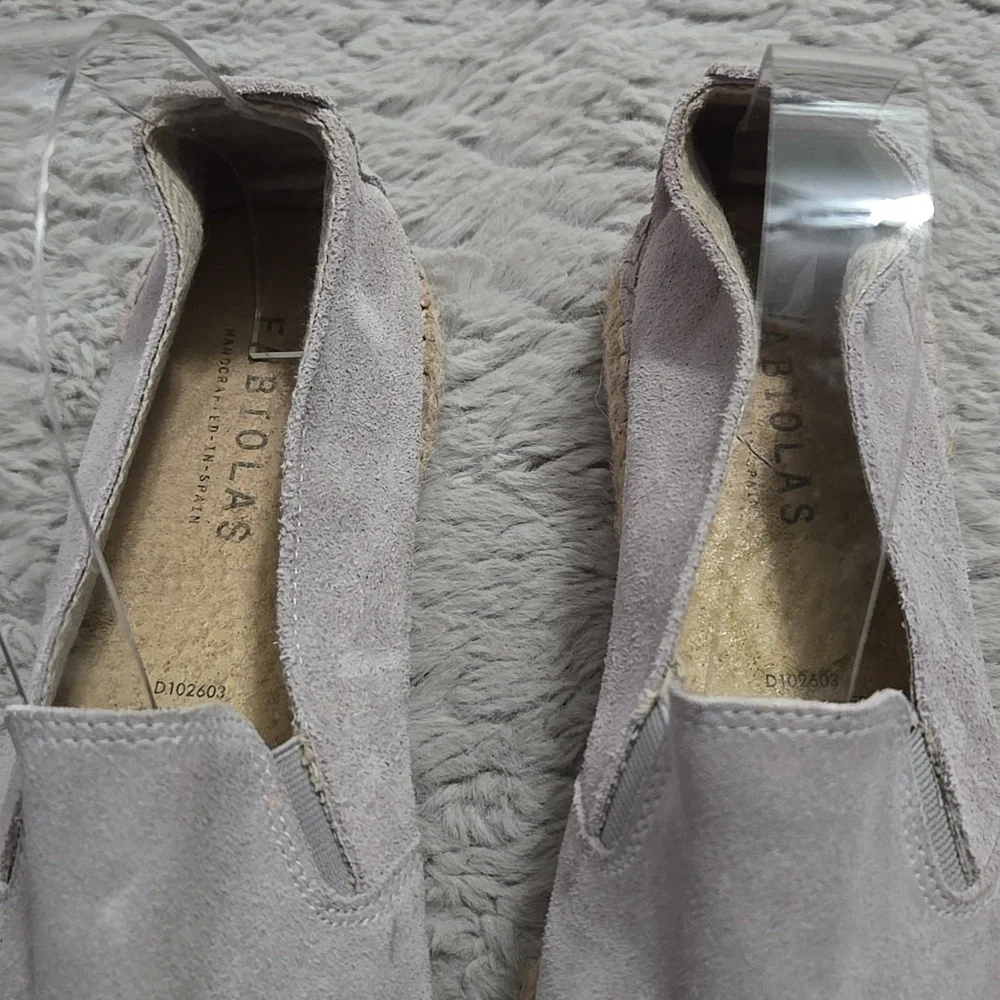 Fabiolas made in Spain handmade suede espadrilles - size 10
